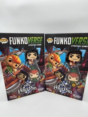 FunkoVerse Disney Peter Pan Strategy Game Bundle of 2 NWT Sealed